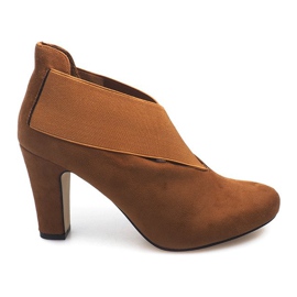 Botas de camurça em camelo post 7-206 castanho