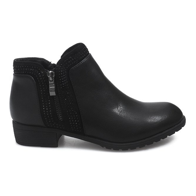 Decorado com Botas Pretas LM-226 preto