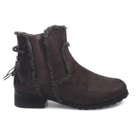 Botas Quentes Jodhpur Fur W156 Atrovirens marrom