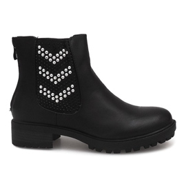 Botas motorizadas com tachas LL98 pretas preto