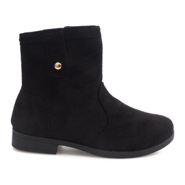 Botas quentes D140 pretas preto