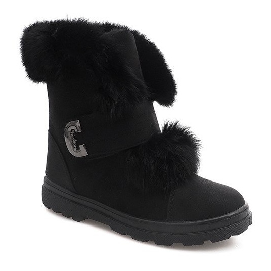 Warm Timberki Bows DD492-1 Preto