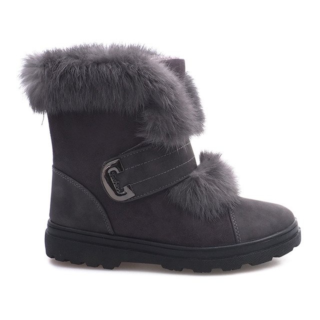 Warm Timberki Bows DD492-4 Gray cinza