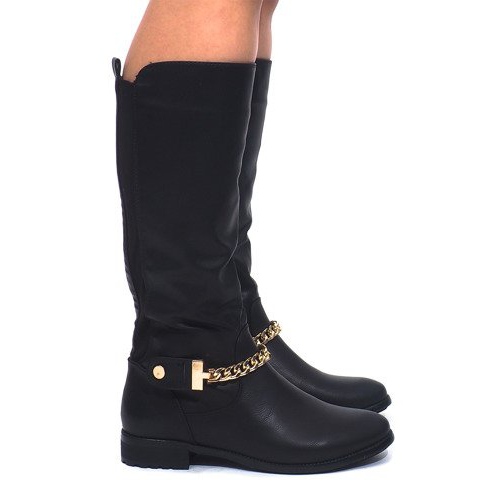 Botas Botas Saszki CD1402 Pretas preto