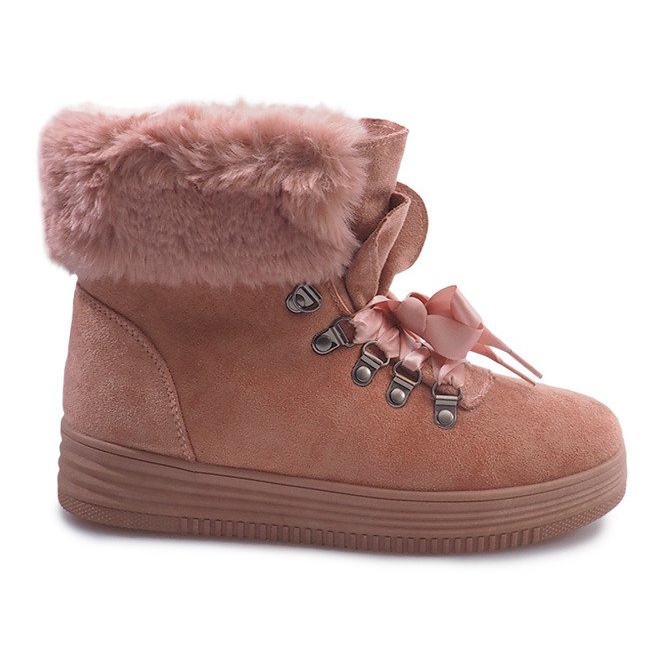 Botas Com Pele 8898 Rosa