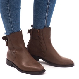 Botas sólidas e isoladas Chelsea 740 Camel castanho
