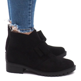 Botas de camurça AT-0625 pretas preto