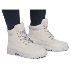 Trappers Timberki isolados DD494-5 Beige bege