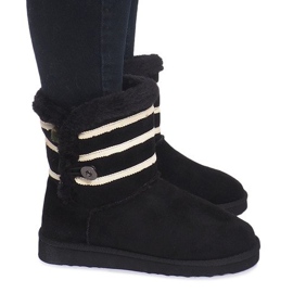 Preto Czarne Eskimoski 89-67 Black