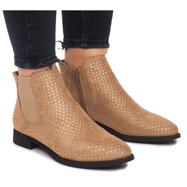 Botas de camurça Jodhpur 1510 Bege