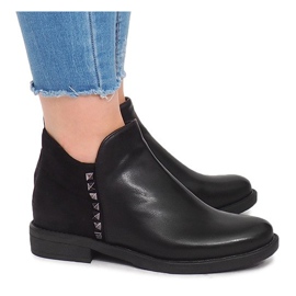 Botas Com Zíper WW070A Preto Botas Com Zíper WW070A Preto