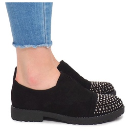 Sapatos elegantes com tachas 22-2 preto Sapatos elegantes com tachas 22-2 preto