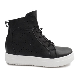 Tênis Openwork Wedge NB53P Preto