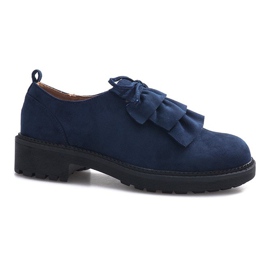 Sapatos Gaia de camurça azul marinho azul-marinho