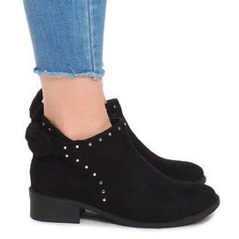 Botas de camurça com zíper LL230 preto