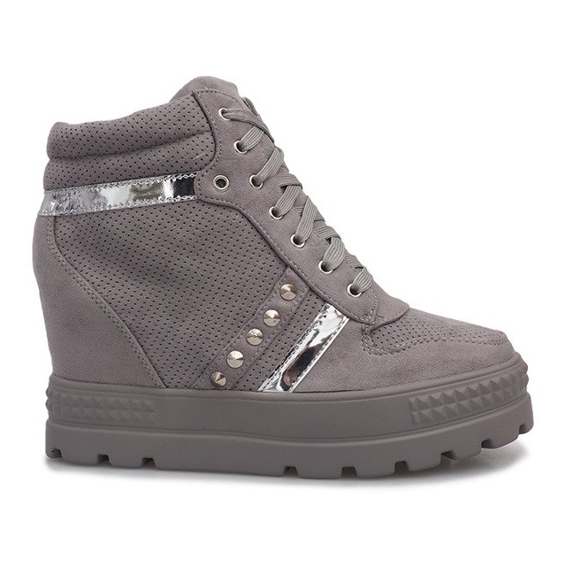 Tênis Maxime de camurça cinza