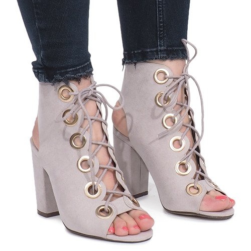 Botas cinza Sylviane