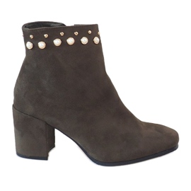 Botins verdes extravagantes no poste X9079 multicolorido