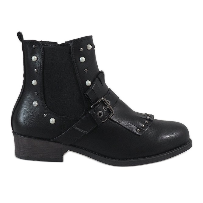Botas pretas de salto alto YBS2310 preto