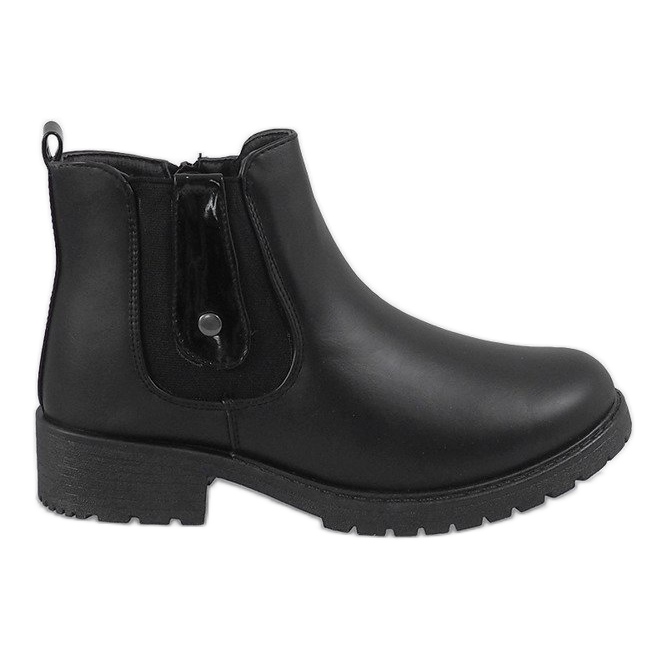 Botas isoladas pretas DD5231-1 preto Botas isoladas pretas DD5231-1 preto