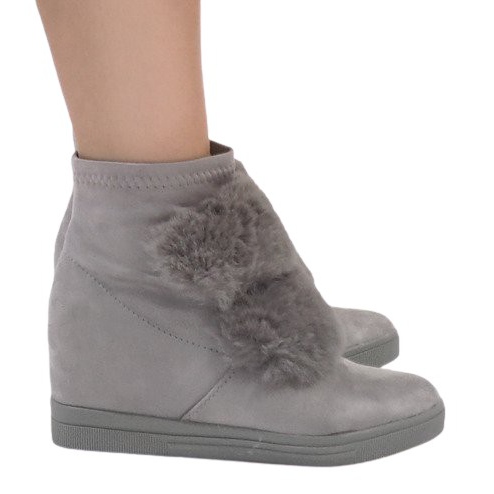 Tênis com isolamento cinza H6503A-26 Tênis com isolamento cinza H6503A-26