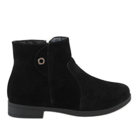 Kayla Shoes 885 botas pretas isoladas preto