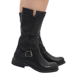 Sixth Sens Botas pretas elegantes da JW19 preto