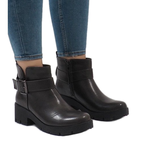 Botas cinza 7618-PA