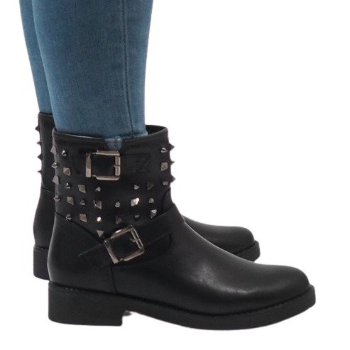 Botas pretas de inverno femininas 1943 preto