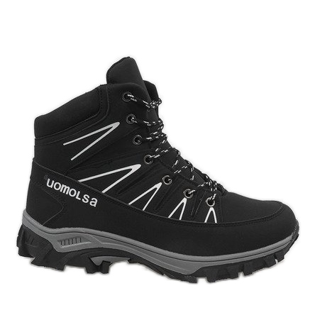 Botas de neve pretas com isolamento F-23-1 preto