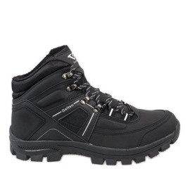 Botas de neve pretas isoladas T-1866 preto
