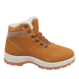 Botas de neve com isolamento de camelo A9580 castanho