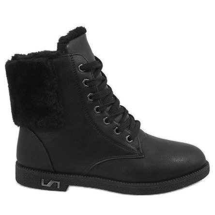 Botas pretas isoladas WX-05 preto