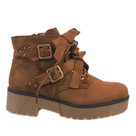 Botas de camelo mulas MDM122 castanho