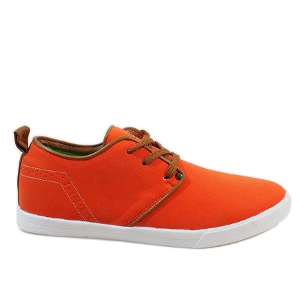 Tênis masculino com cordão laranja M-021