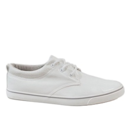 Tênis branco clássico masculino BK-6005 Tênis branco clássico masculino BK-6005