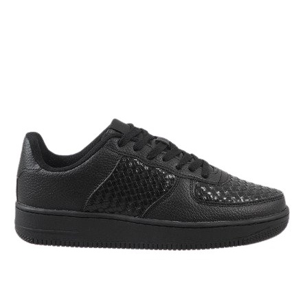 Sapatos esportivos Black Air Force preto