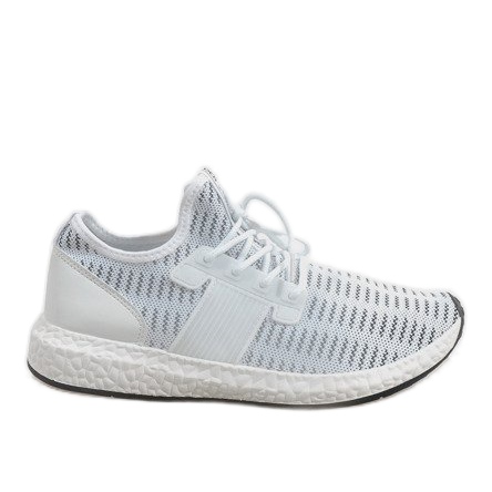 Sapatos esportivos masculinos brancos S33