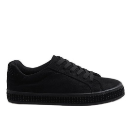 Tênis preto BS098 com atacadores