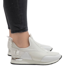 Tênis de lycra branco R-403