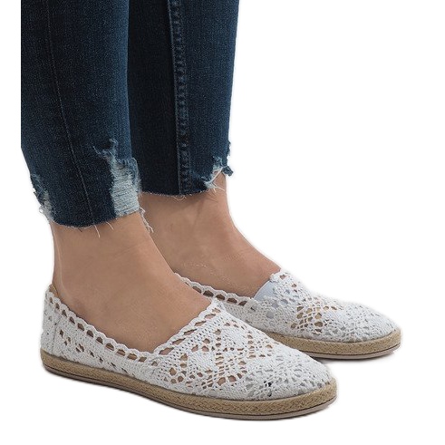 Tênis de renda branca JX57P branco