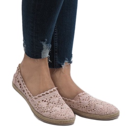 Tênis de renda rosa JX57P Tênis de renda rosa JX57P