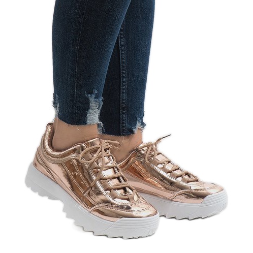 Champanhe Fashion Sports Shoes 82017 amarelo