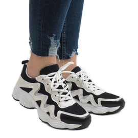 Sapatos esportivos da moda pretos KB-153 Sapatos esportivos da moda pretos KB-153