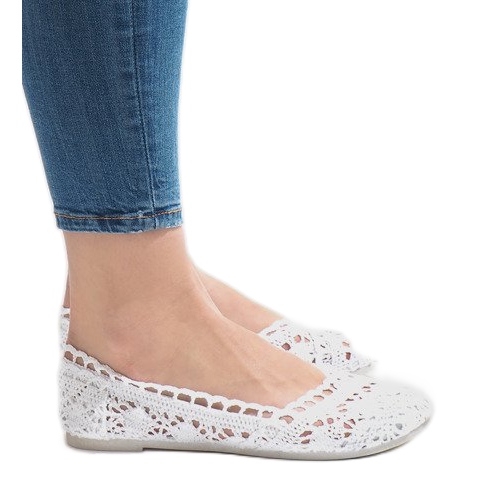 Tênis de renda branca JX59P branco