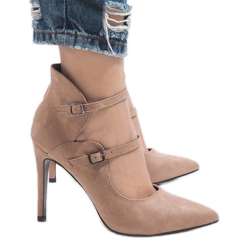 Bombas em um pino 6613-5 bege