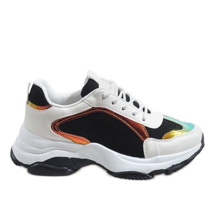 Calçados esportivos pretos da moda 2018-6 branco