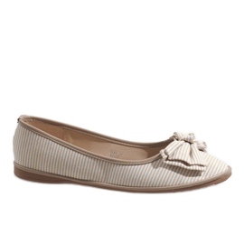 Bailarinas bege com laço SK40