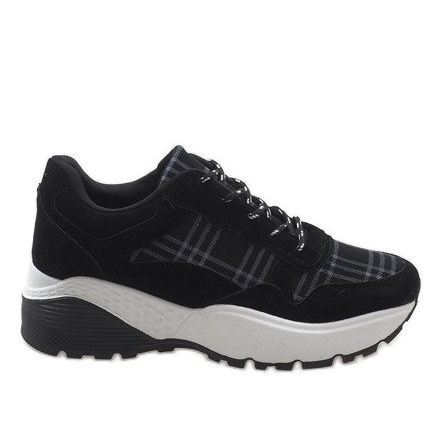 Sapatos esportivos da moda pretos 61012