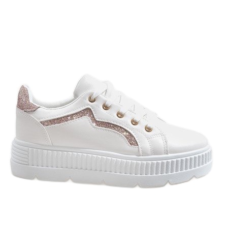 Tênis branco na plataforma BM1980